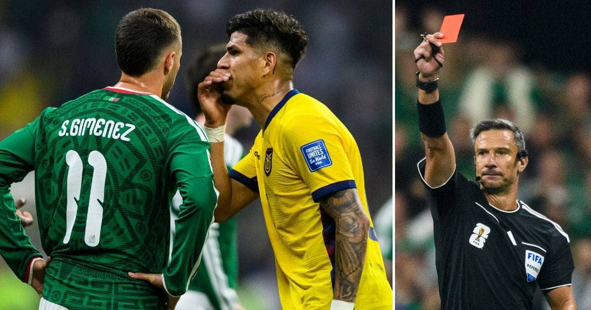Piero Hincapie's Red Card: Mouth Covering Is a No-Go!
