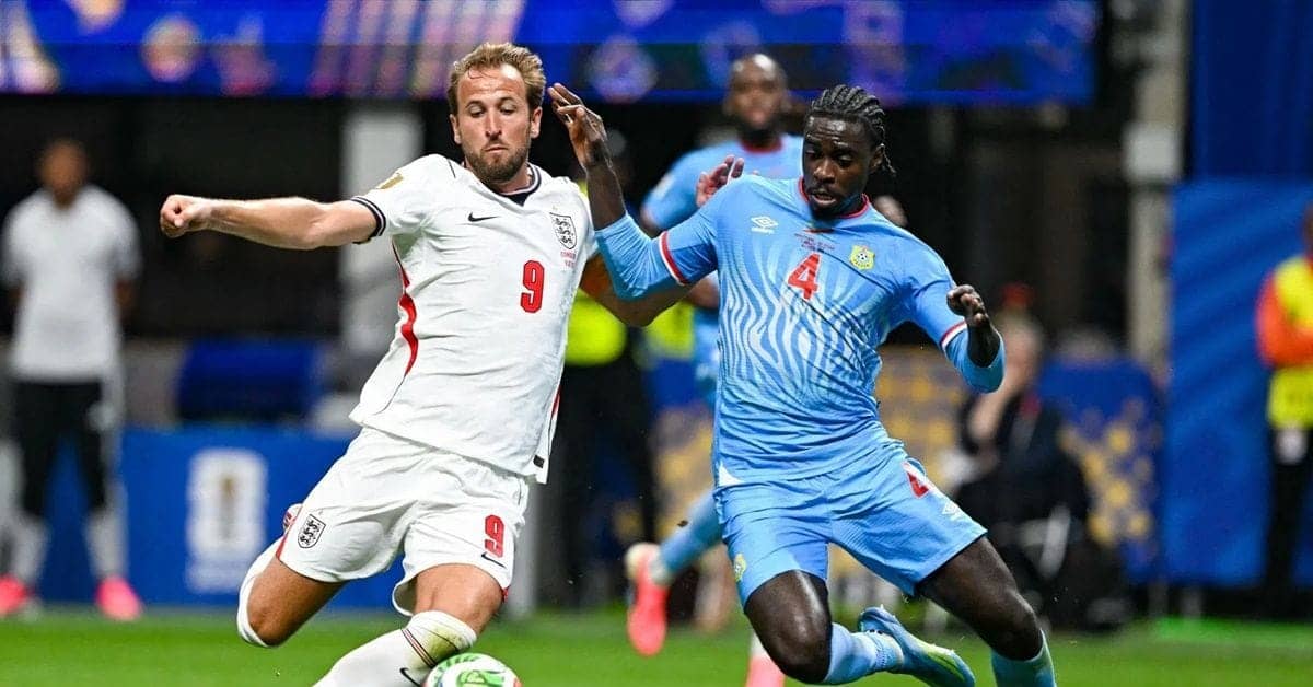 England's 2-1 Victory Over DR Congo: Kane's Late Magic