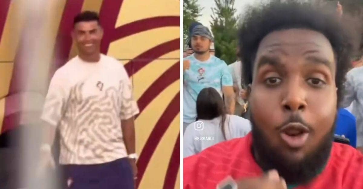 Fan Loses It After Ronaldo Waves Like They're Besties