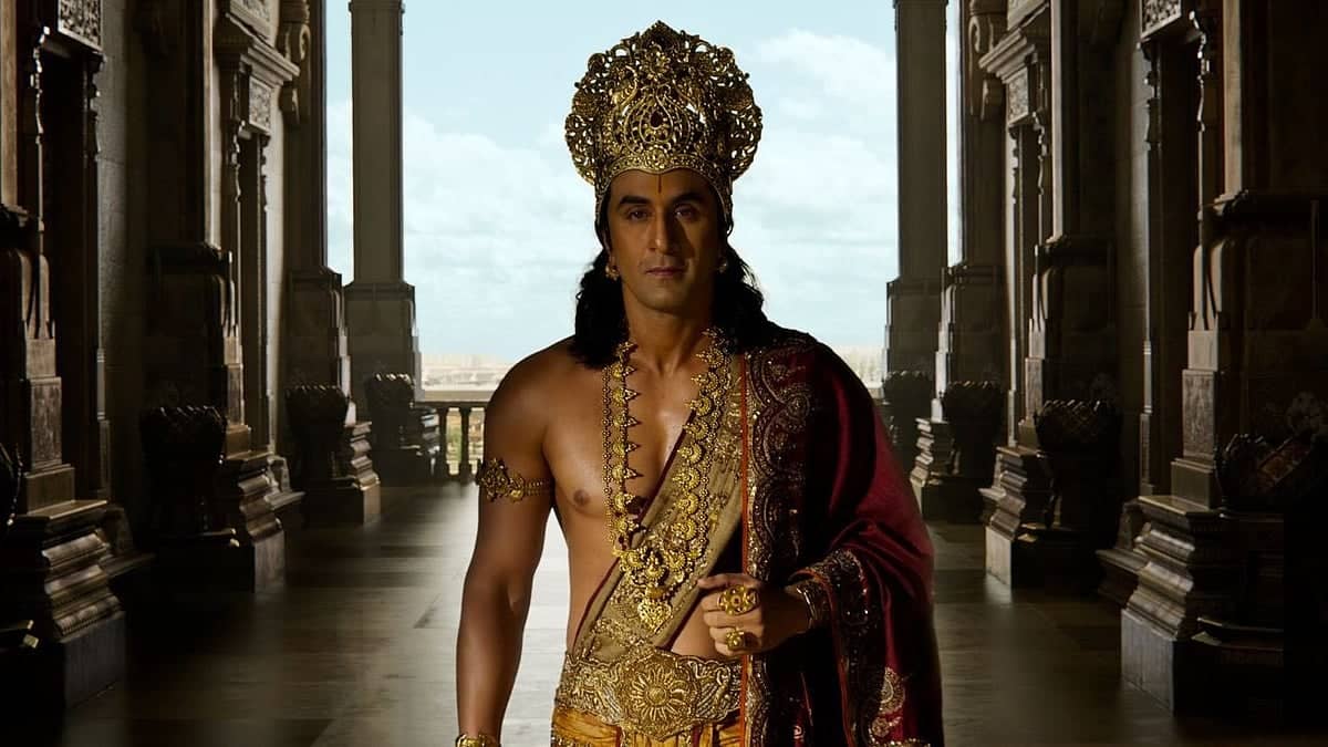Ranbir Kapoor's Stunning Ramayana Look with Epic Necklace
