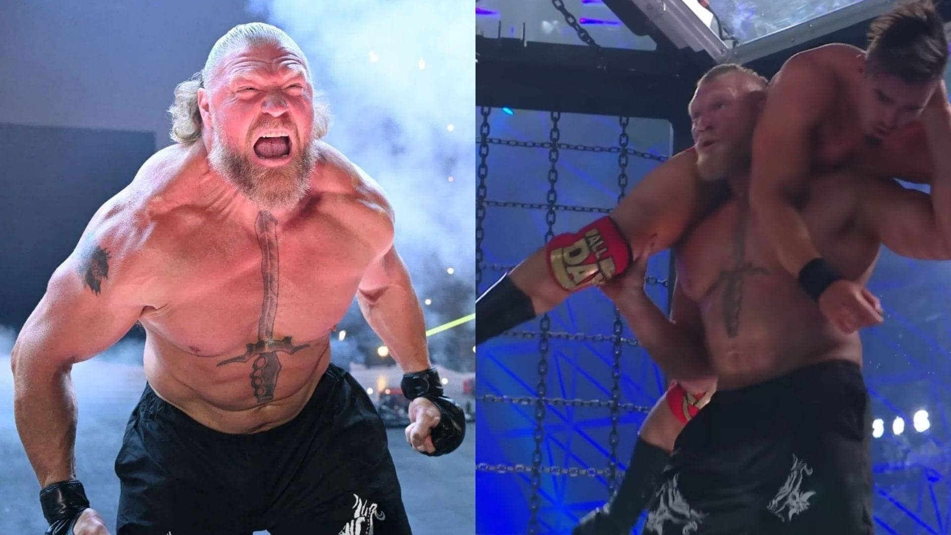 Austin Theory's Enchanted Encounter with Brock Lesnar's Might
