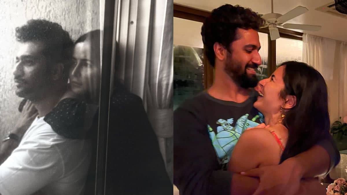 Vicky Kaushal And Katrina Kaif's Adorable Rainy Moment