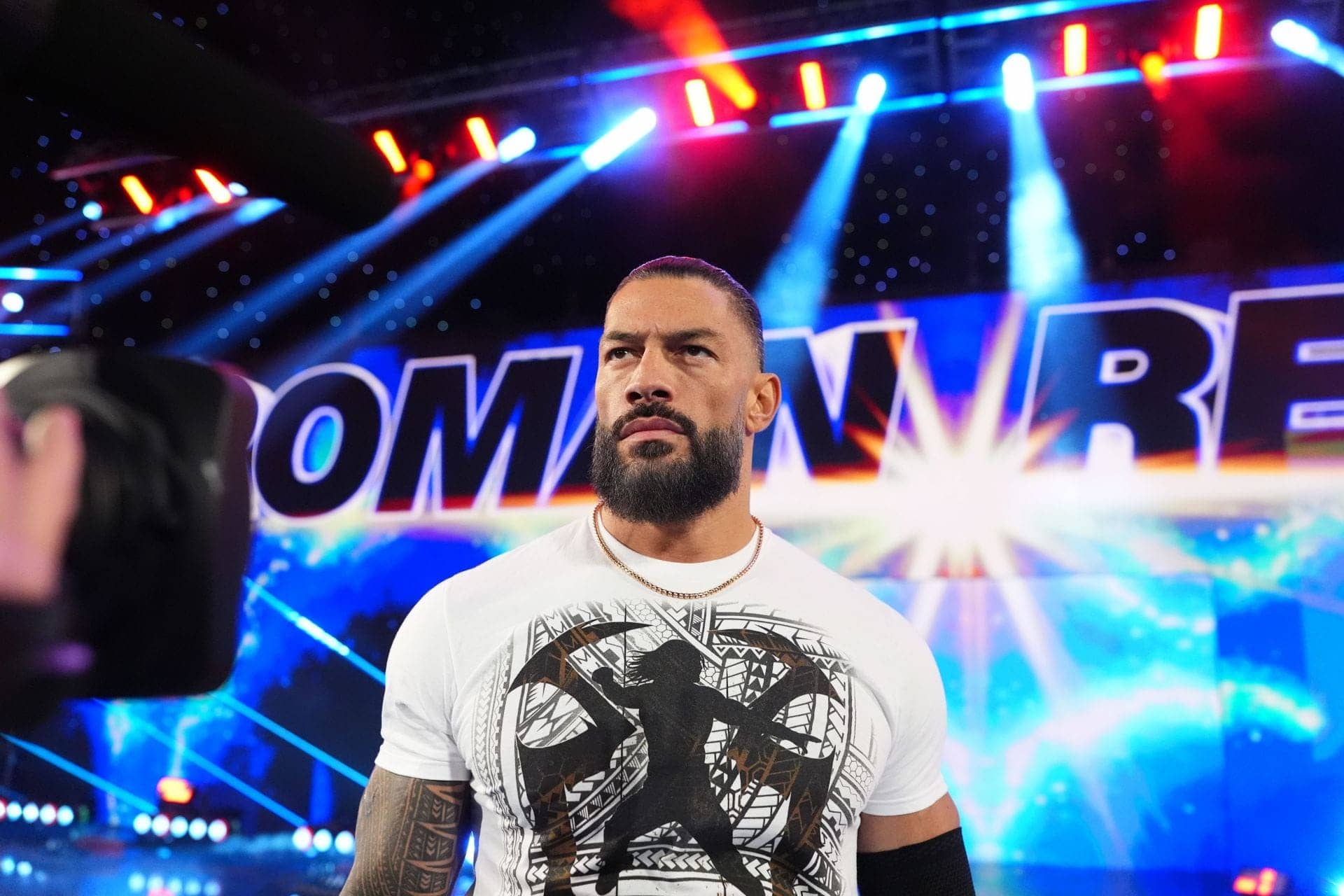 Roman Reigns Steals the Show at Glitzy White Party