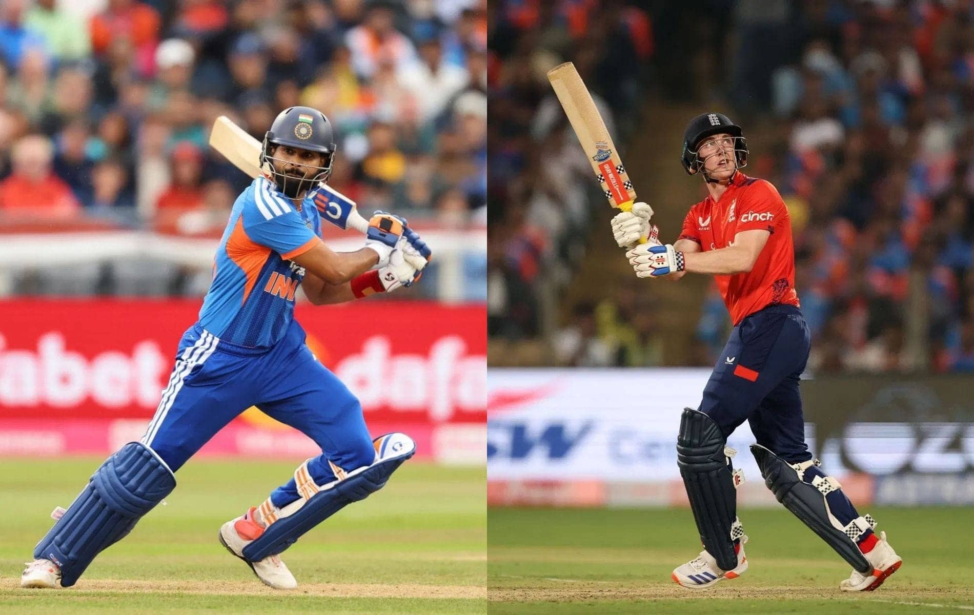 Shreyas Iyer vs Harry Brook: T20I Stats Showdown Fun