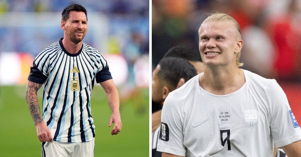 Haaland Laughs Off Golden Boot Chances After Messi Scores