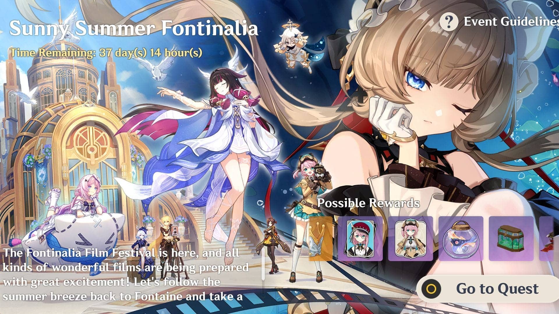 Genshin Impact's Sunny Summer Fontinalia Event Guide, Fo' Shizzle