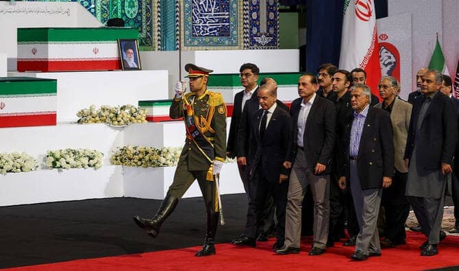 Shehbaz Sharif Leads Pakistani Crew at Khamenei's Goodbye