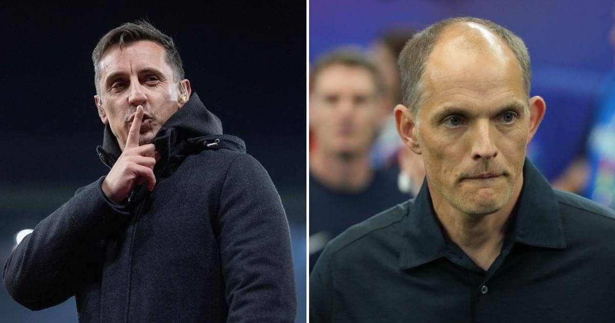 Gary Neville Warns Tuchel About England's Right-Back Crisis