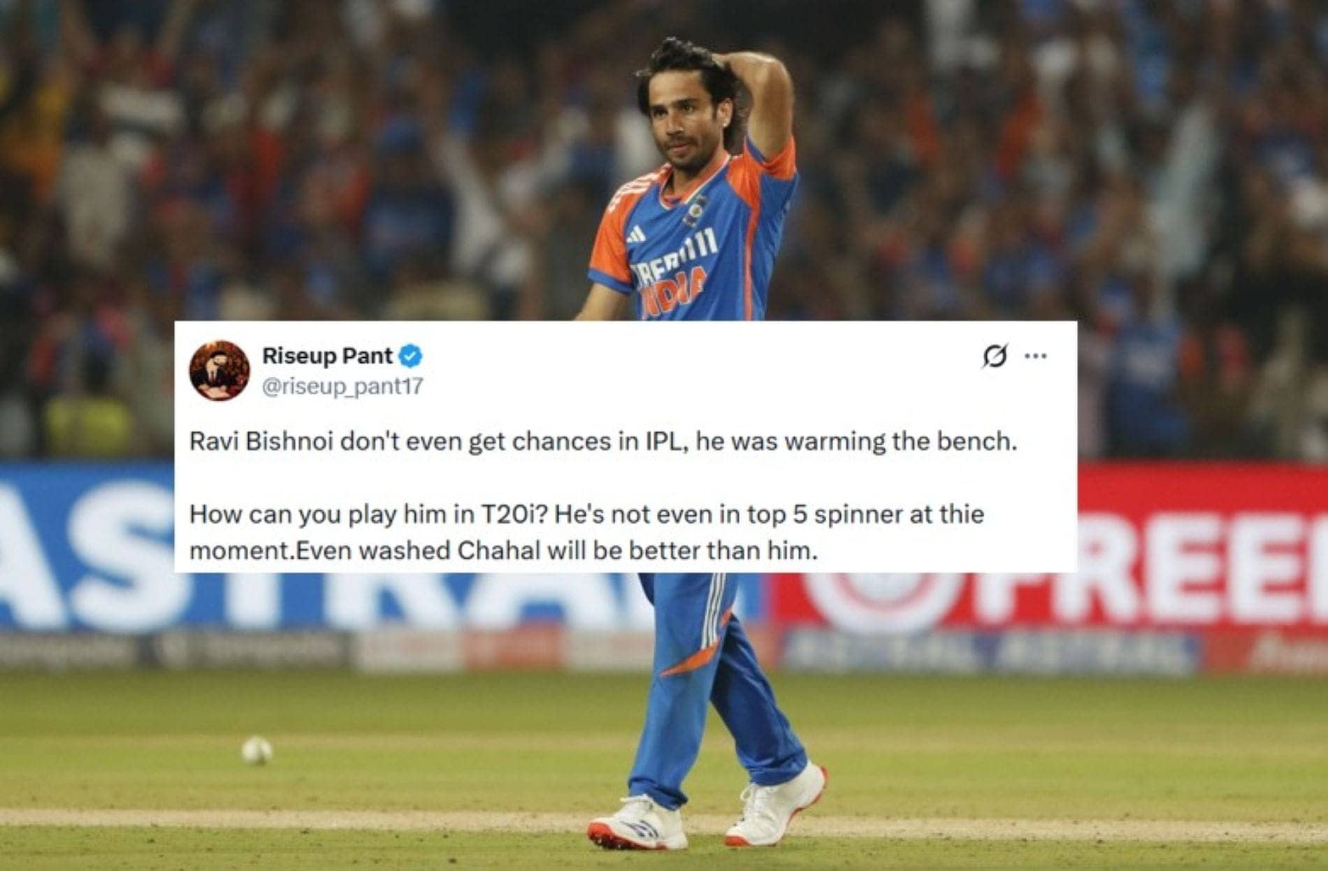 Bishnoi's Blunder: A 29-Run Over That Cost India the Game
