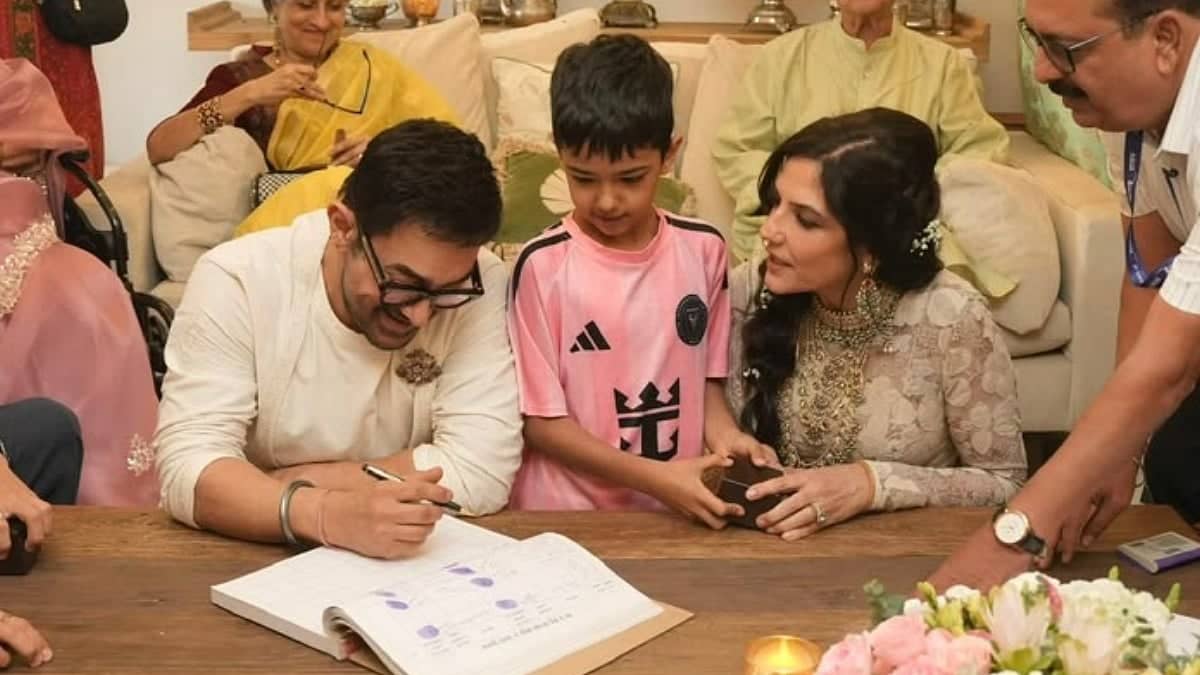Aamir Khan Gets Hitched To Gauri Spratt In A Cozy Ceremony