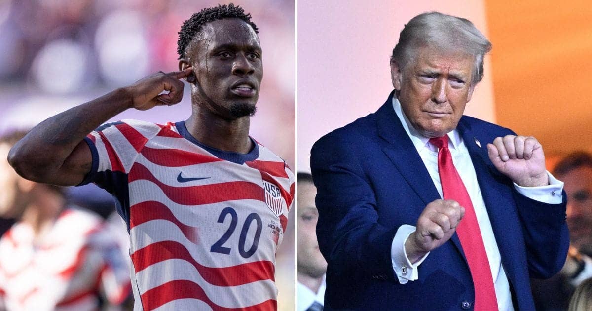 Trump Celebrates FIFA's Lift of Balogun's Red Card Ban