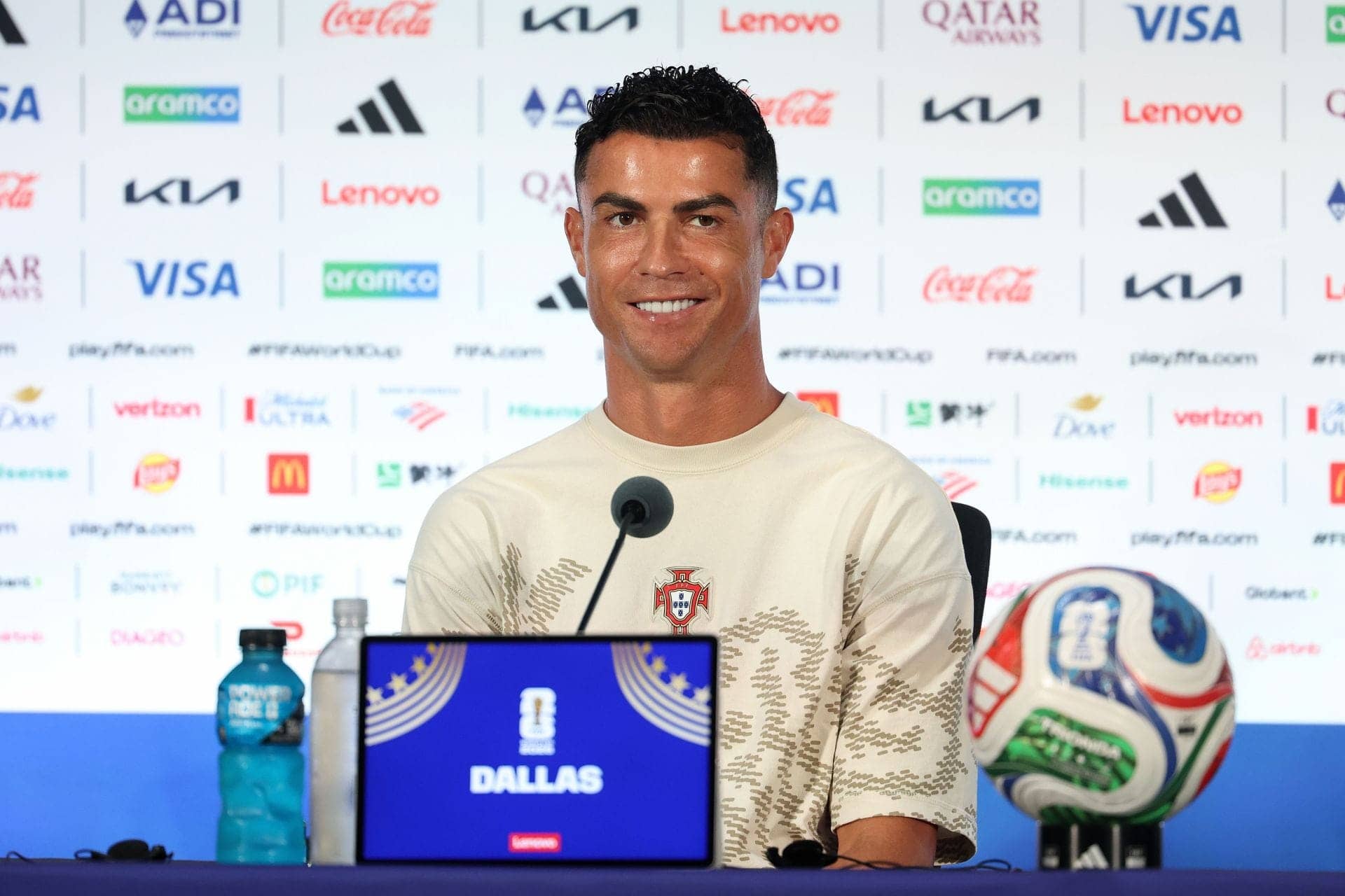 Ronaldo's Cheeky Challenge to Journalist Before Spain Clash