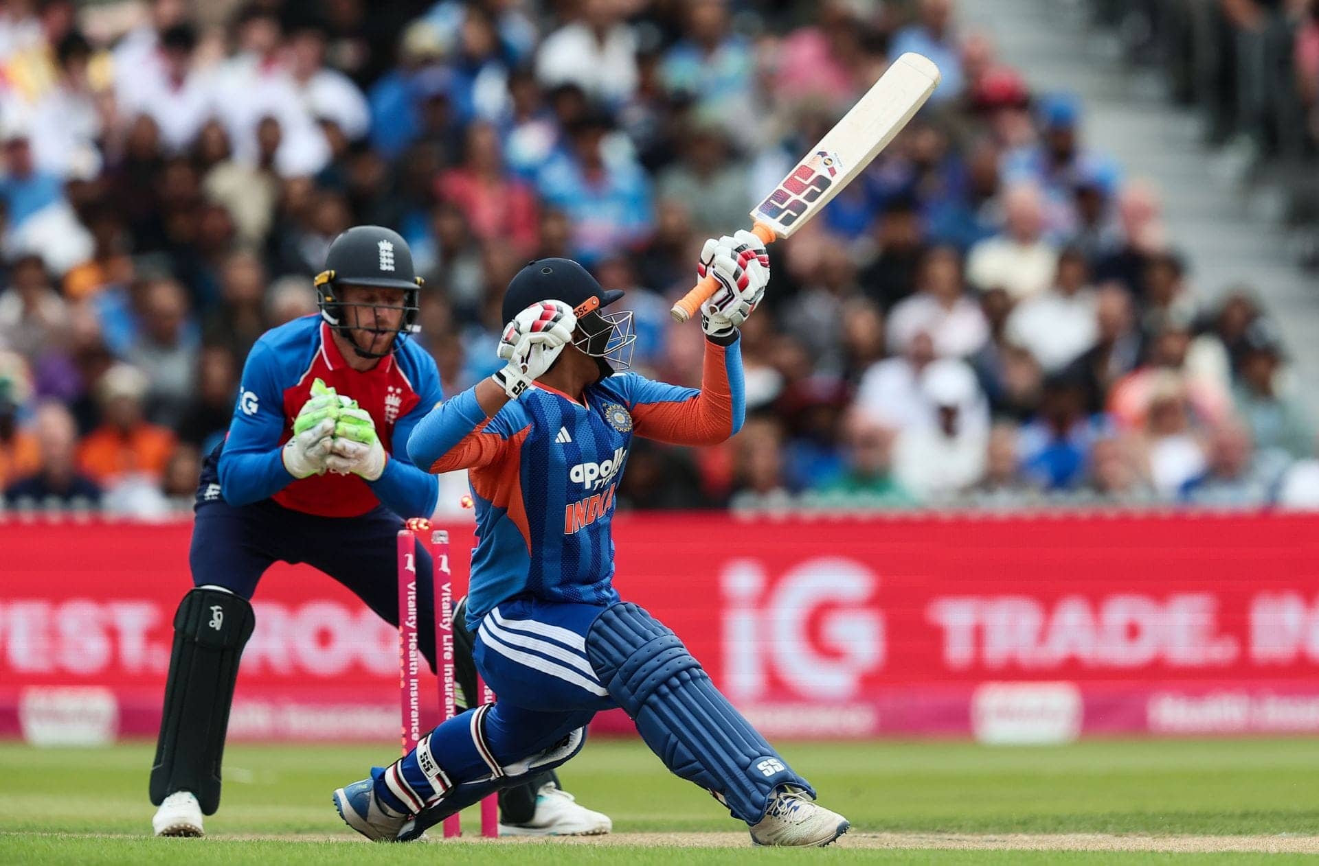 Nervous Shot? Vaibhav Suryavanshi's Epic T20I Debut Drama