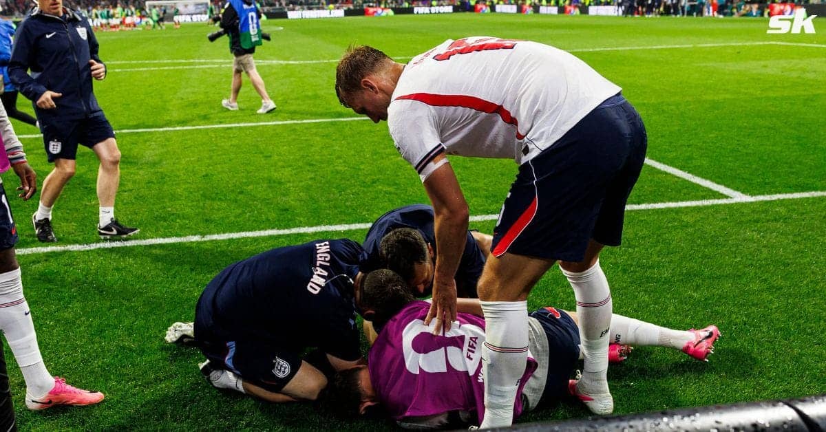 Henderson's Celebration Takes a Tumble After England's Win