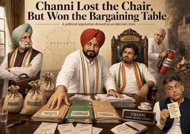 Channi’s Political Circus: Who’s the Real Boss Here?