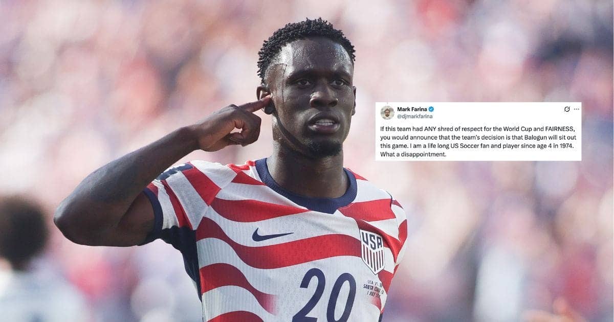 USMNT Fans Upset Over Balogun Starting Against Belgium