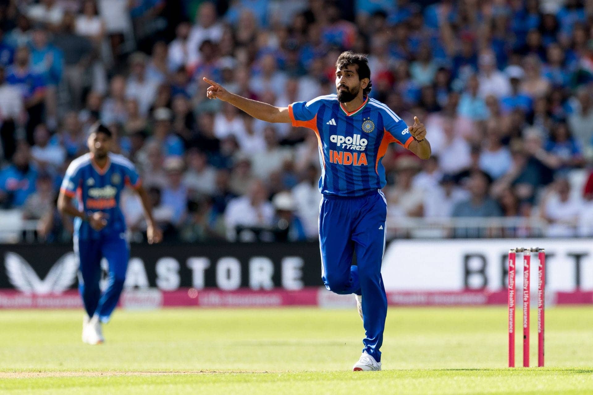 Prince Yadav Strikes Again, Catching Brook in T20I Clash