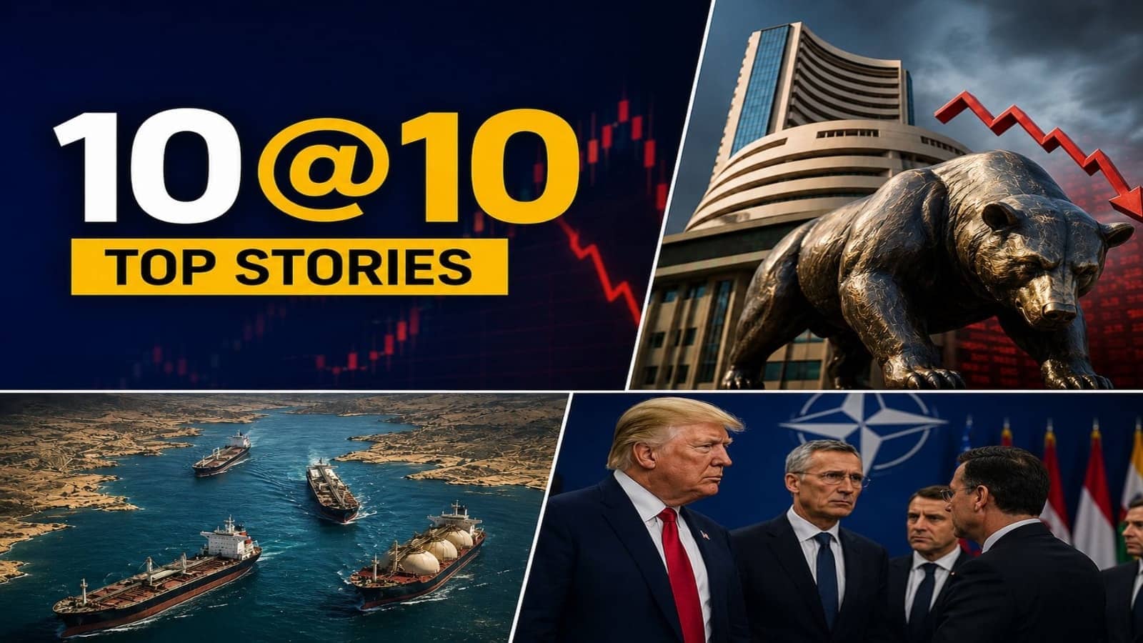 Markets Pause, Spending Rises Ahead of Trump's Ally Meeting | Top 10@10