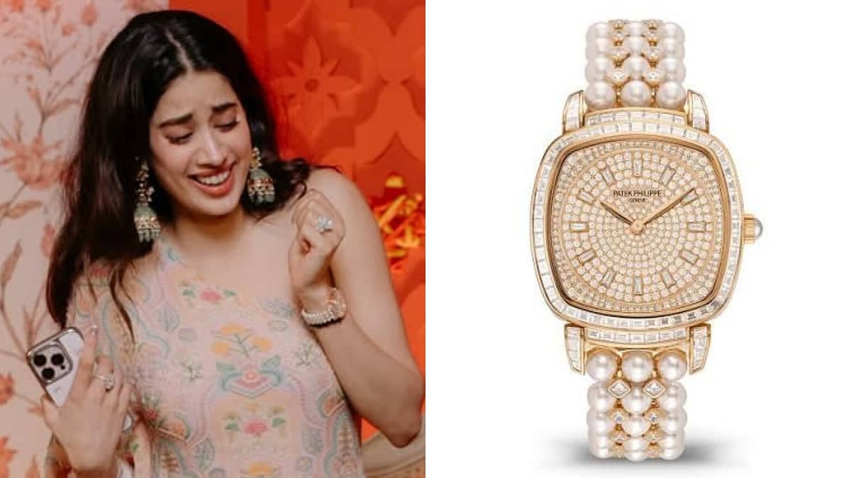 Janhvi Kapoor Steals the Show at Mehendi with Stunning Watch