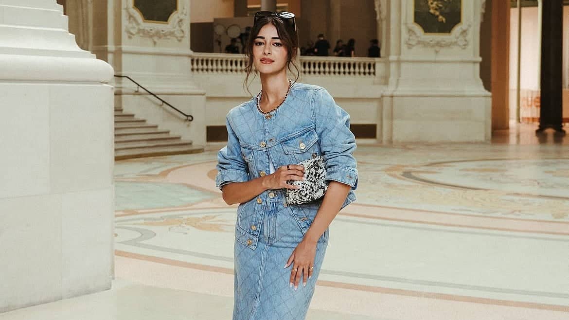 Ananya Panday Dazzles in Denim at Chanel's Paris Show