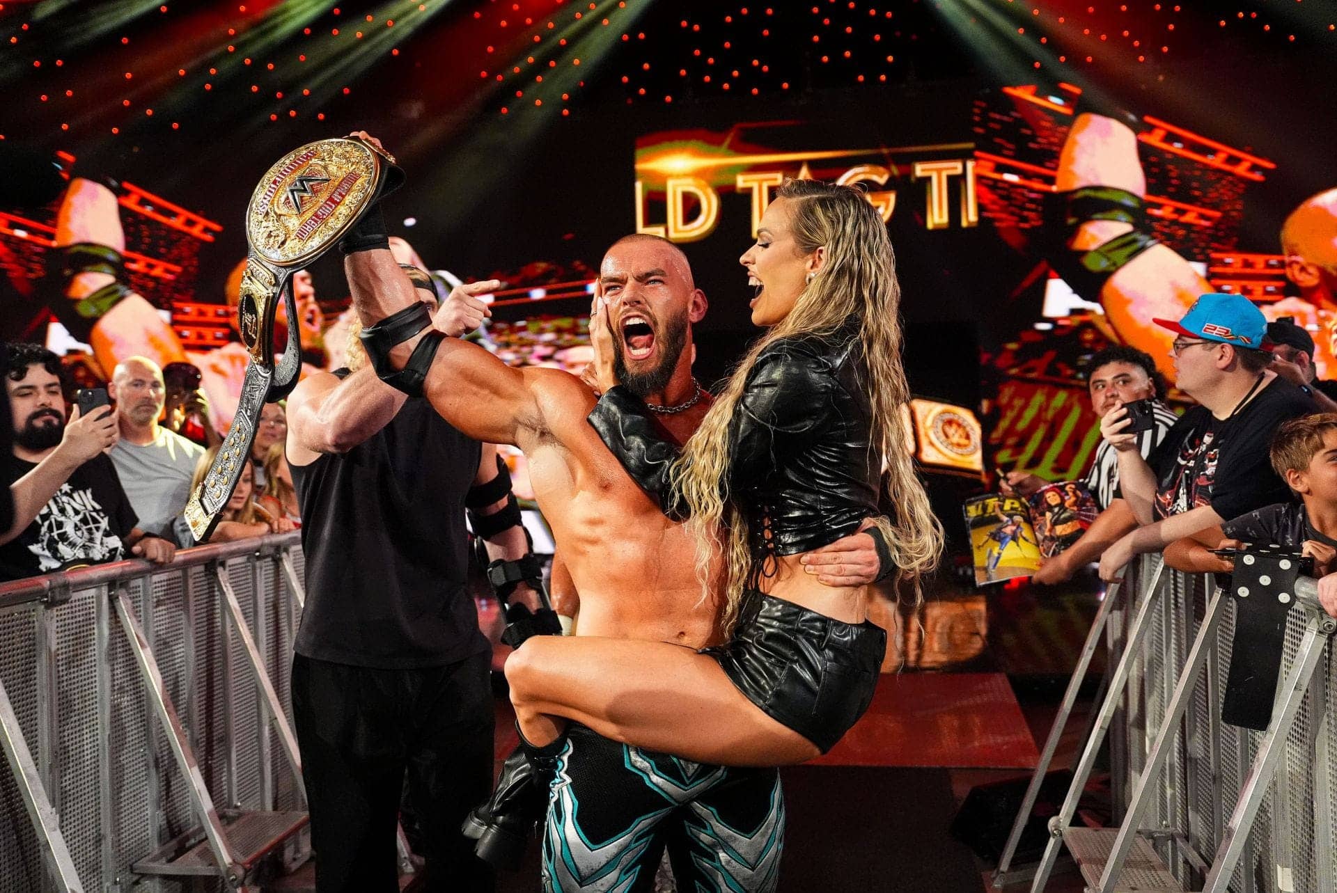 WWE Love Alert: Maxxine Dupri Kisses Austin Theory, Hubby Reacts