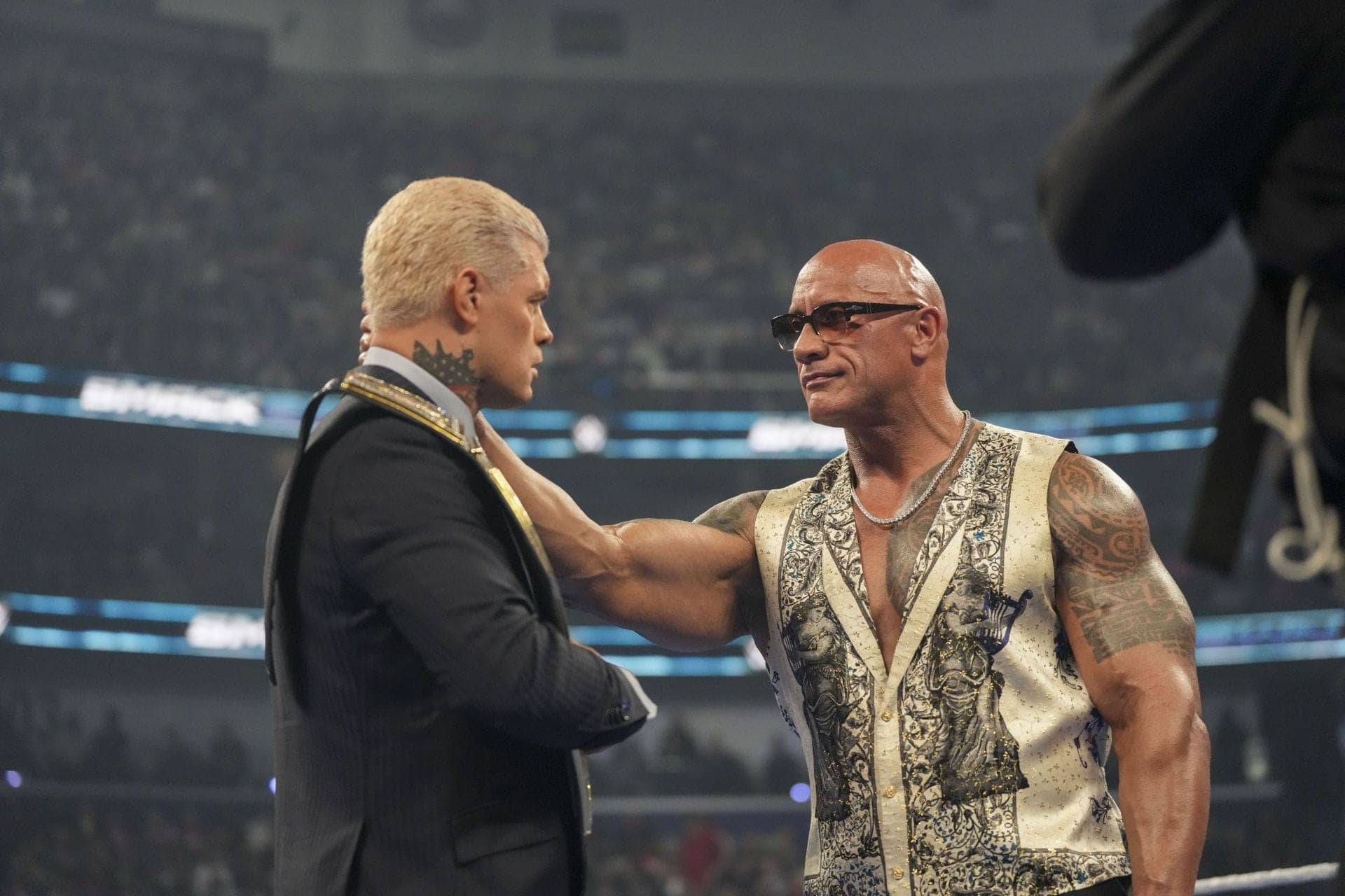 Cody Rhodes and The Rock: Unfinished Business Spotted