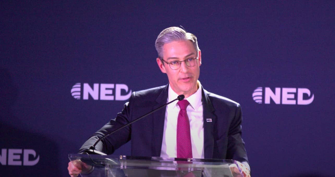 US NGO chief warns CCP poses challenge to democracy at Taipei summit