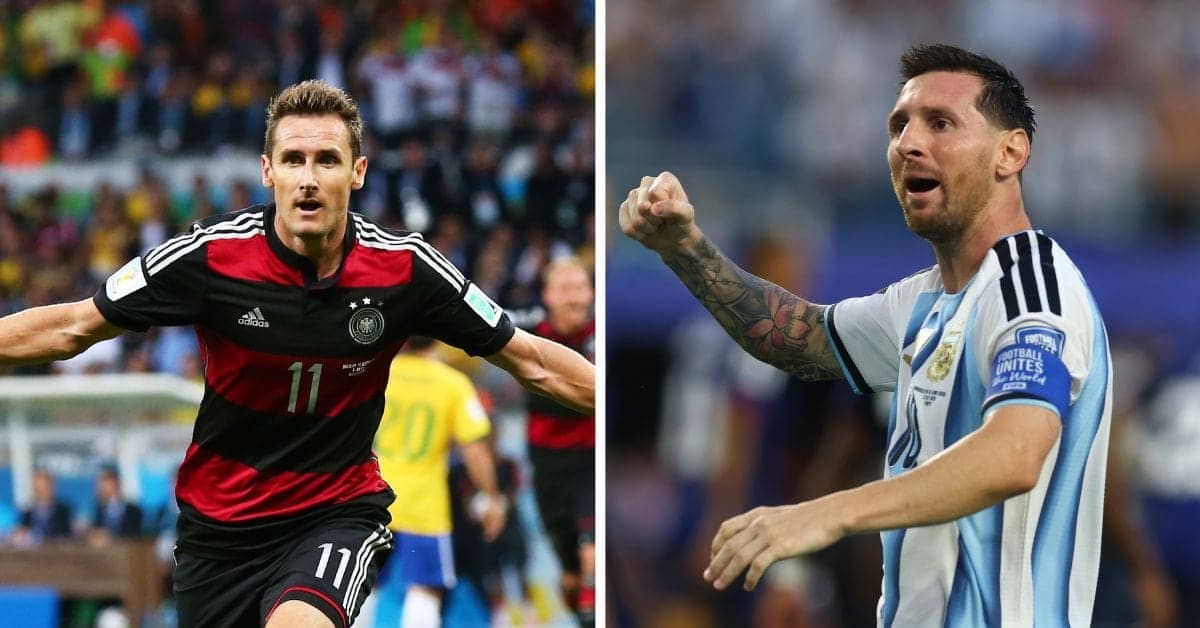 Klose and Messi Share a Heartfelt Chat After Record-Breaking Moment