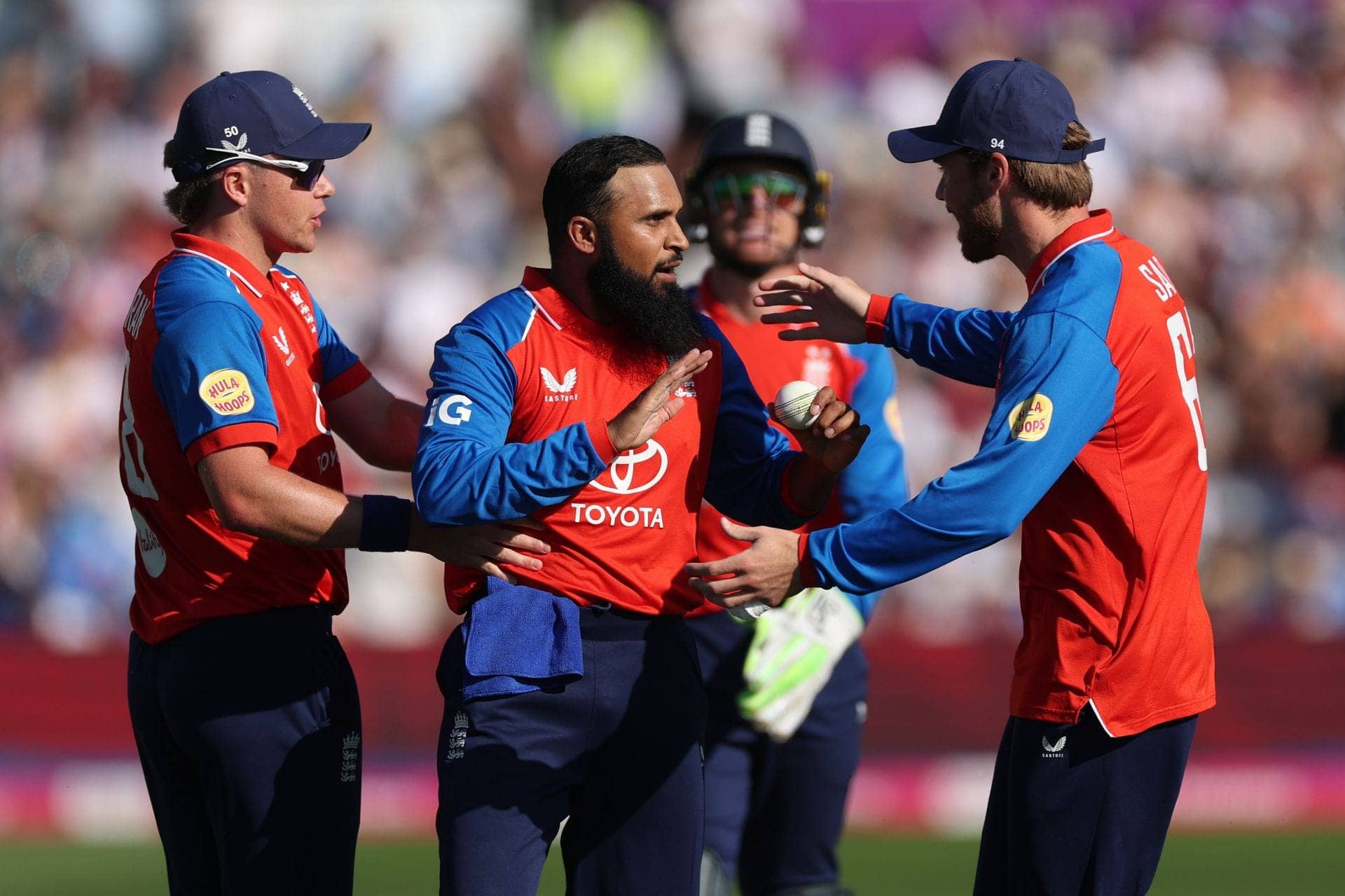 Adil Rashid's Catch Dismisses Abhishek Sharma in T20 Match