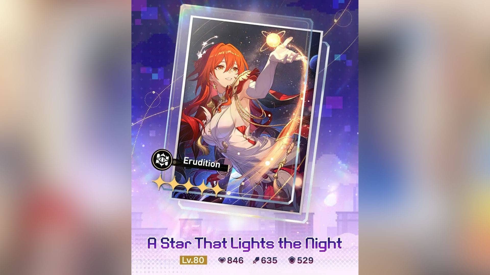 Himeko Nova's Light Cone: A Star That Lights the Night