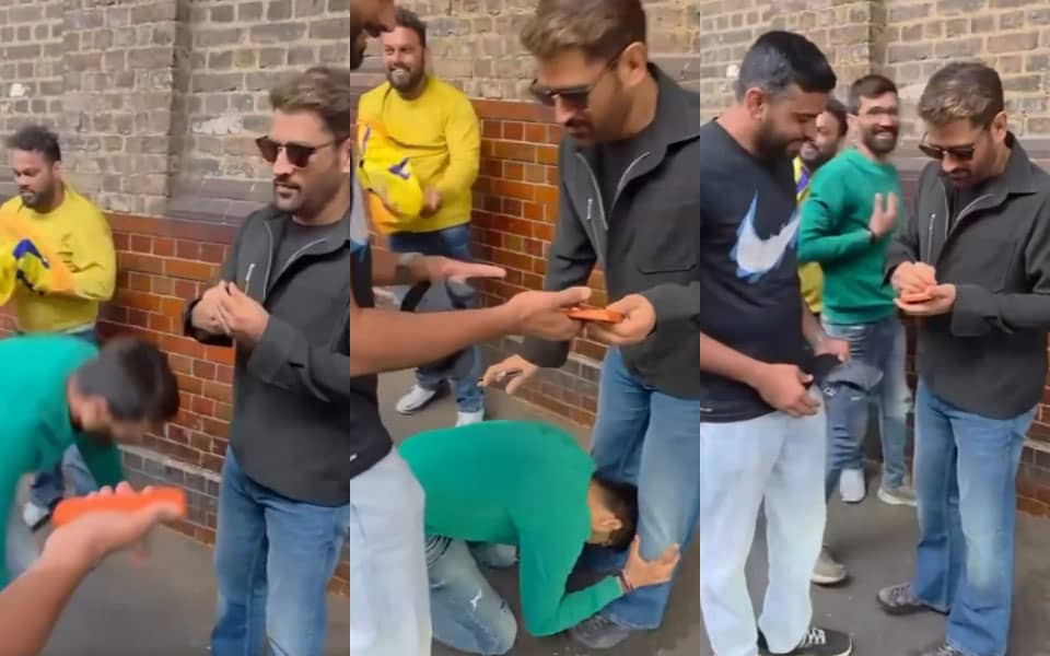 MS Dhoni Stuns Fans with Surprise Appearance at Edgbaston