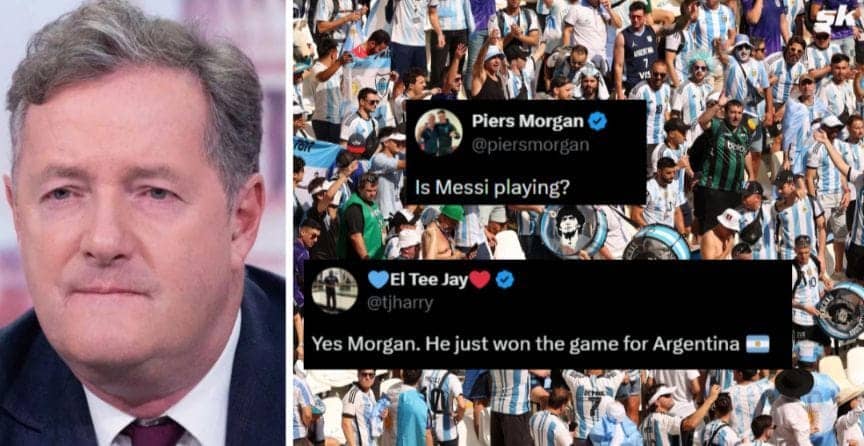 Piers Morgan Roasted for Confusing Messi with Ronaldo