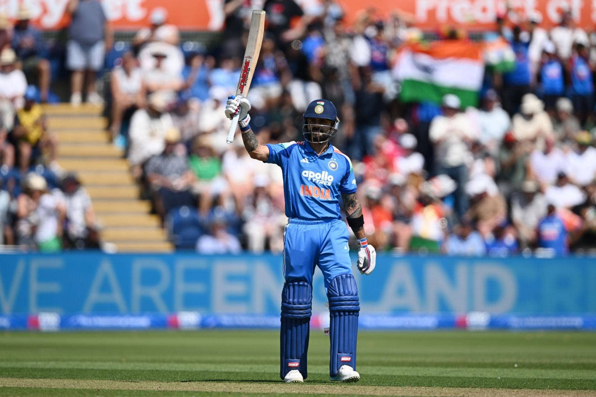 Kohli's Straight Drive Sparks 50 in ENG vs IND ODI