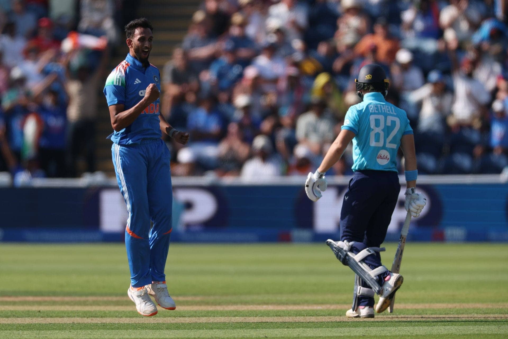 Prasidh Krishna Strikes Early, England in Trouble at Cardiff