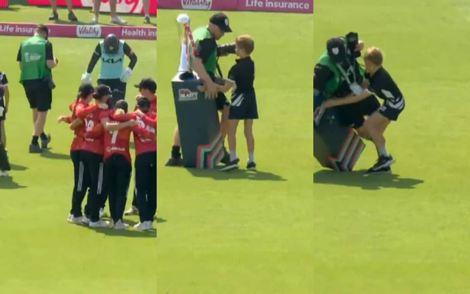 Cameraman's Comedic Spill Before Women's T20 Blast Showdown