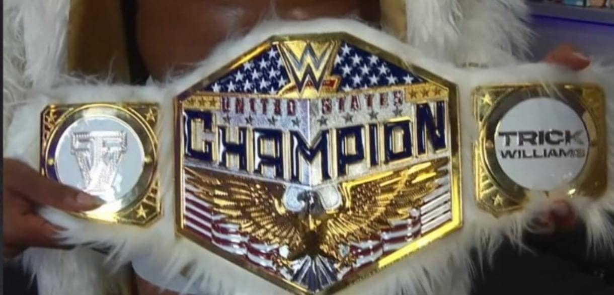 Trick Williams Shows Off His Fabulous New US Title Belt