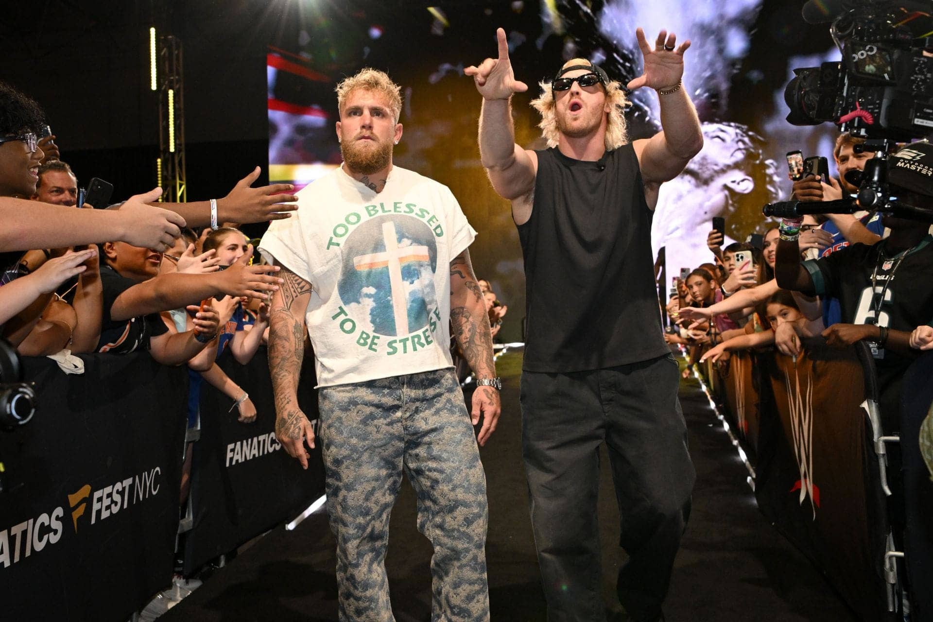 Logan Paul Shows Off Arm, Welcomes Maxxine to The Vision