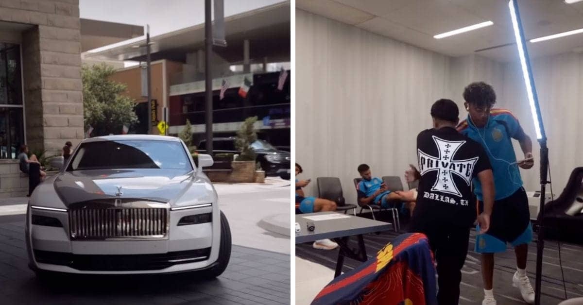 Lamine Yamal's Rolls-Royce Barber Adventure Before World Cup Final