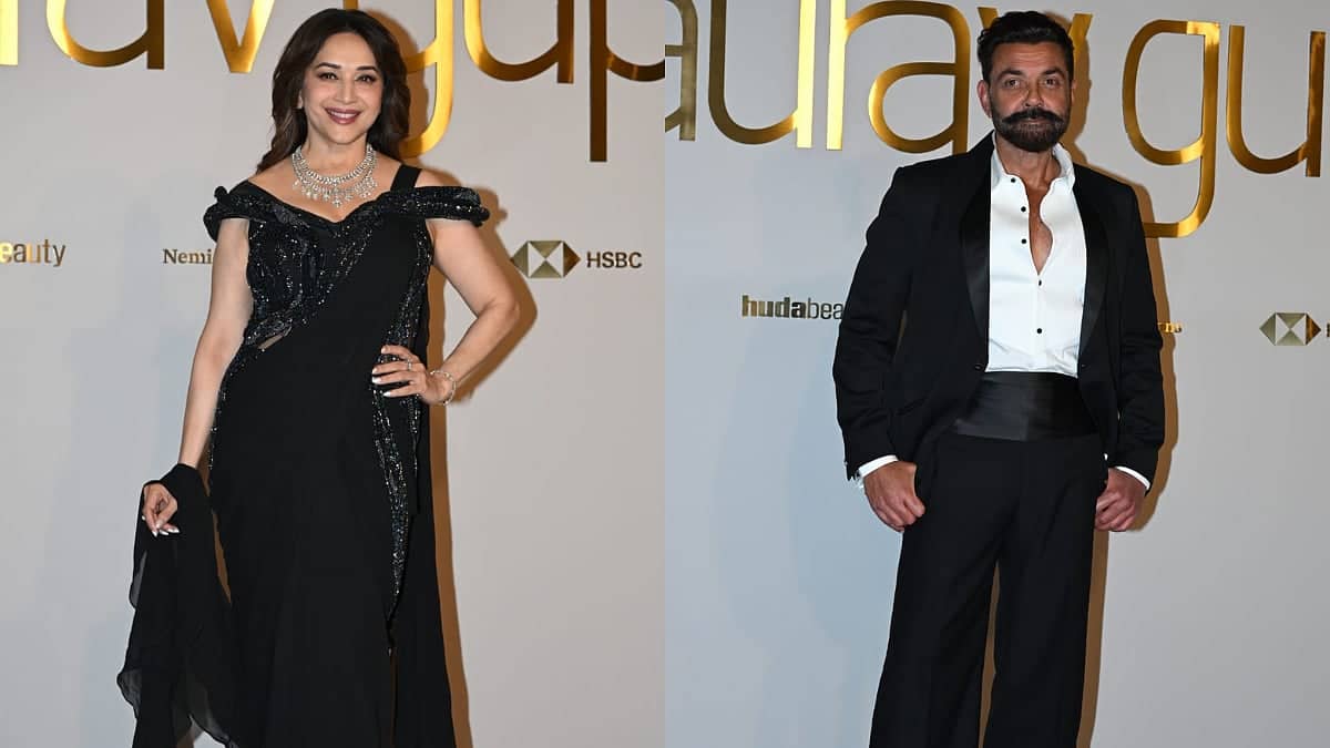 Madhuri Ki Saree Gown Aur Bobby Ka Tuxedo, Fashion Show Mein Dhamaka