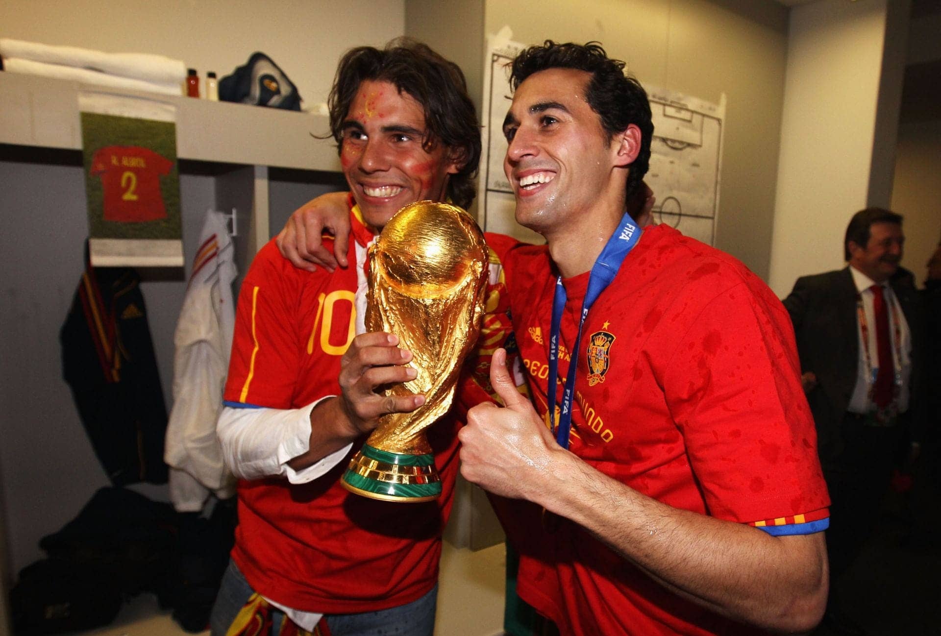 Nadal's Touching Football Cheers Before World Cup Final