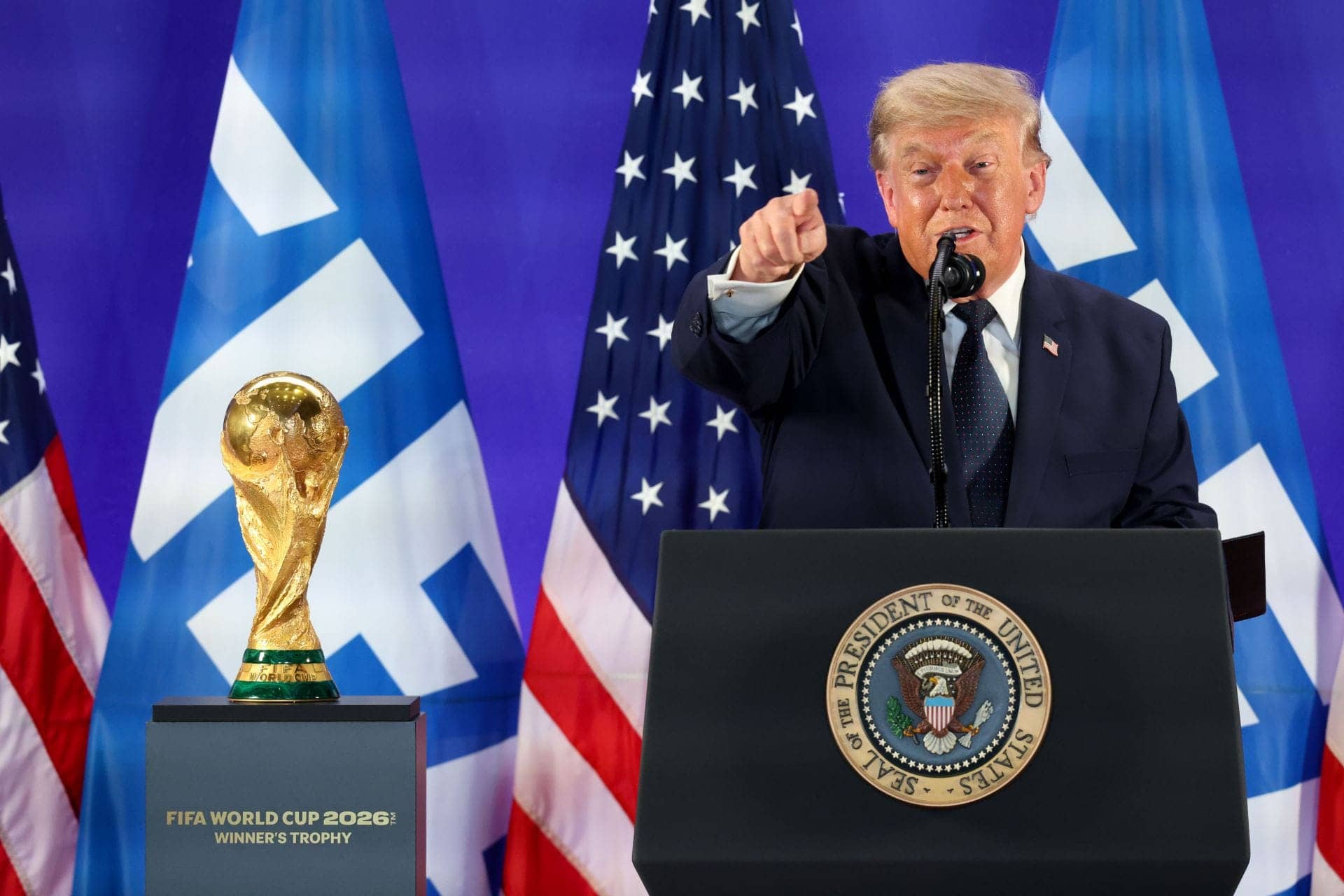 Borja Iglesias Jokes About Shaking Trump's Hand at Final