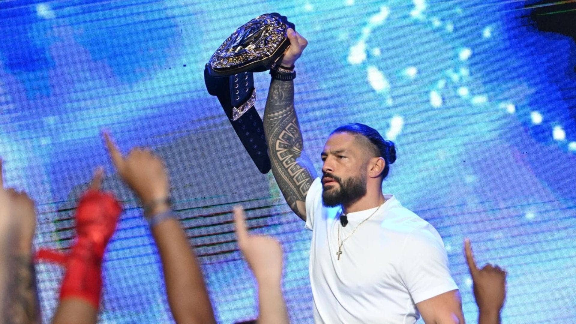 Roman Reigns Celebrates Knicks Win with Jalen Brunson