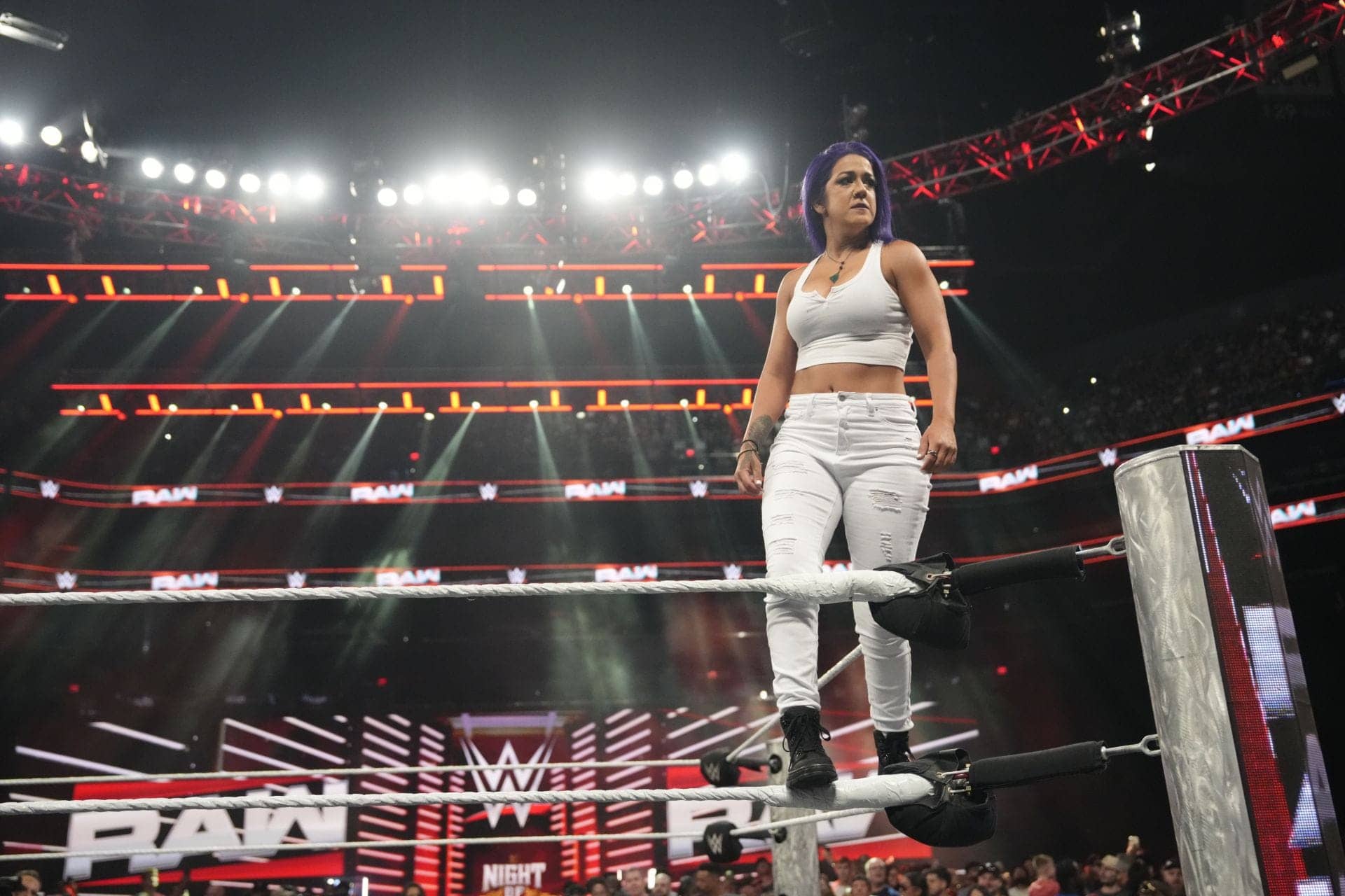 Bayley's Wardrobe Woes Steal the Show at Main Event