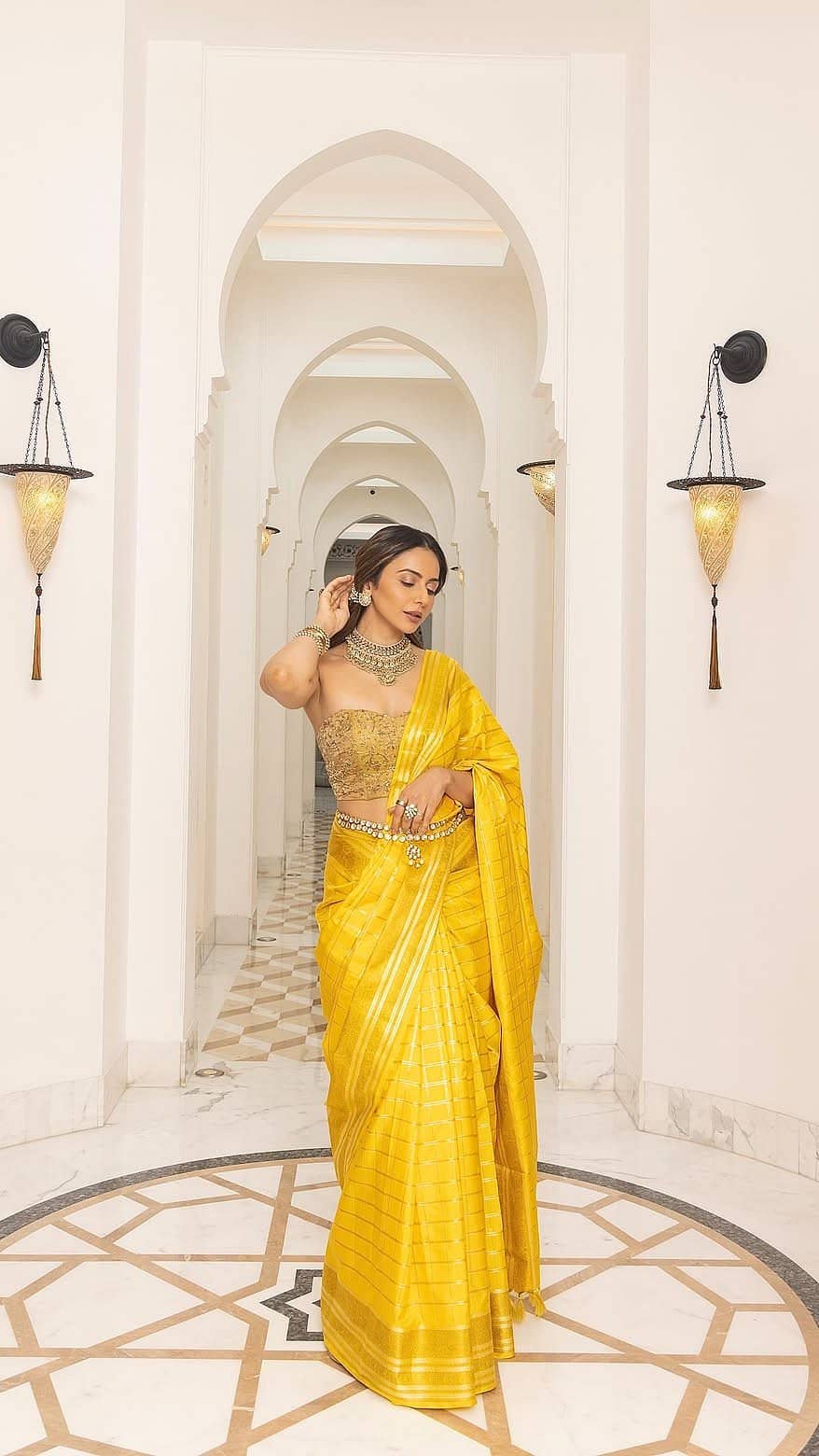 Rakul Preet Singh's Stunning Saree Steals the Show at Ramayana