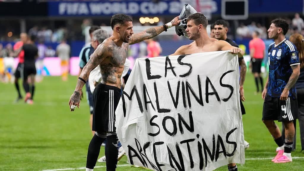 Argentina's Banner Causes Diplomatic Meltdown After Victory
