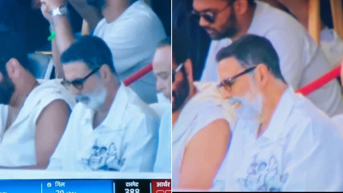 Akshay Kumar's Epic Beard Steals the Show at Lord's ODI