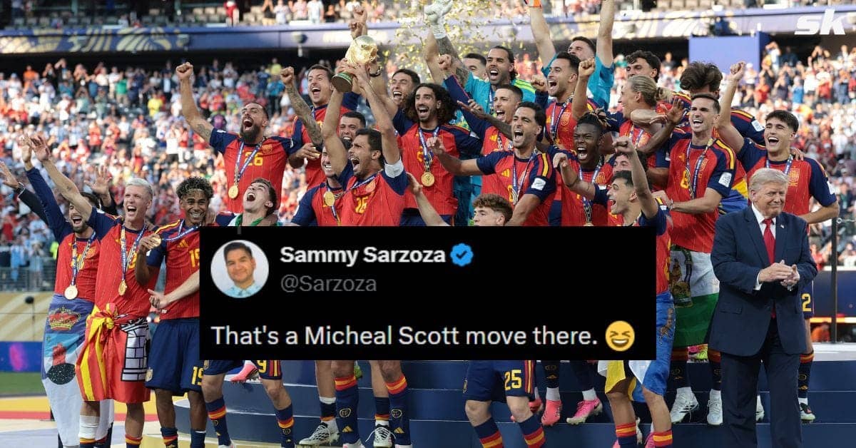 Trump's Podium Antics at FIFA World Cup Final Steal Spotlight
