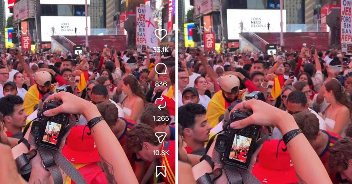 Spain Fans Celebrate World Cup Win and Ask Where's Messi