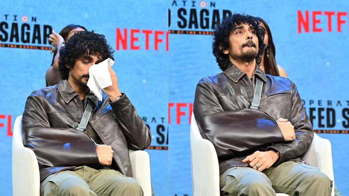 Siddharth Gets Teary at Operation Safed Sagar Trailer Launch
