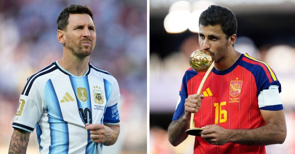 FIFA's Rodri Win Sparks Outrage: Where's the Messi Love?